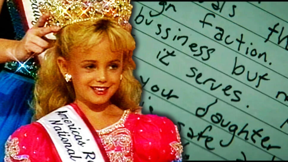 JonBenet Ramsey/ ransom note