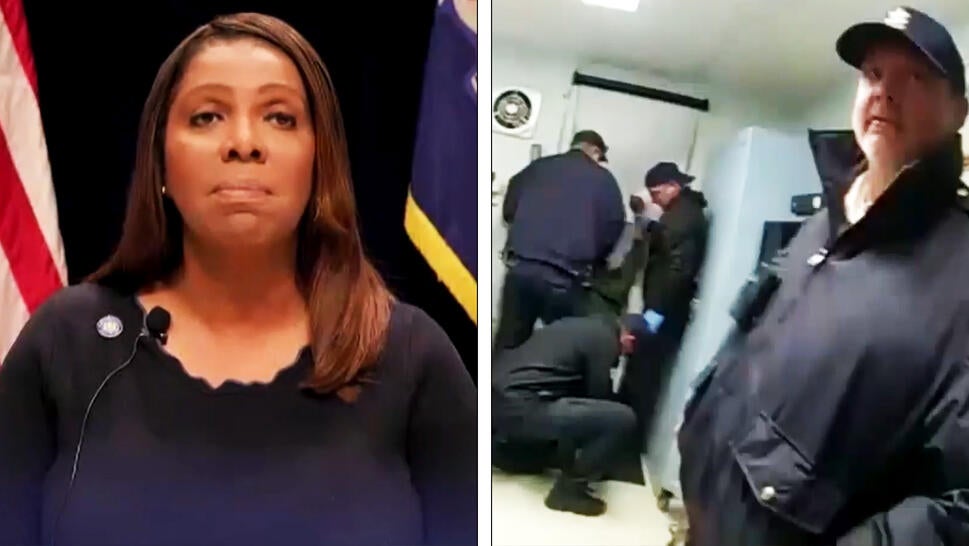 Letitia James, New York's Attorney General/ Released bodycam footage of Robert Brooks