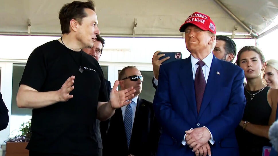 Elon Musk and Donald Trump