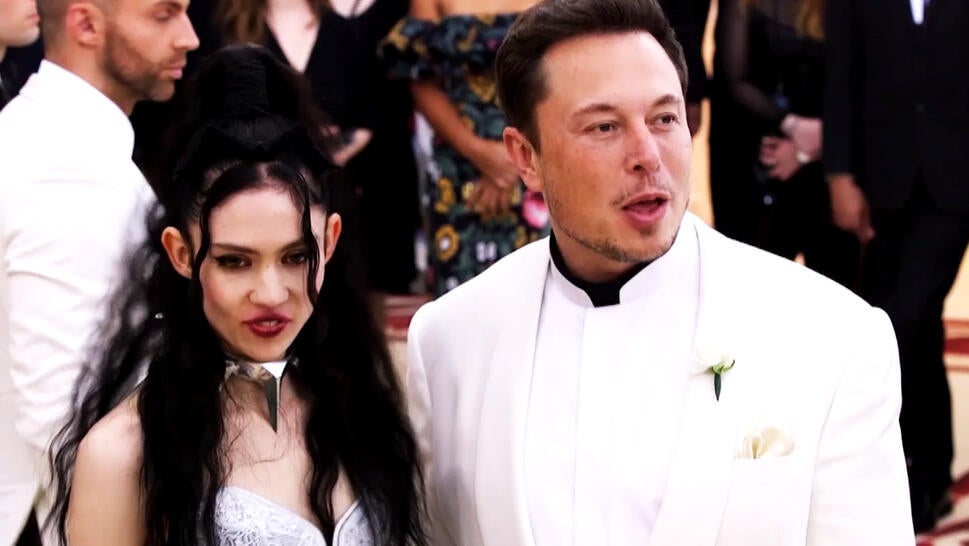 Grimes and Elon Musk