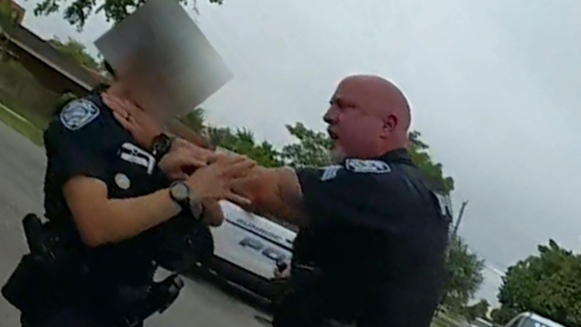 Florida Police Sergeant Placed On Desk Duty After Choking Fellow Officer On Video Inside Edition