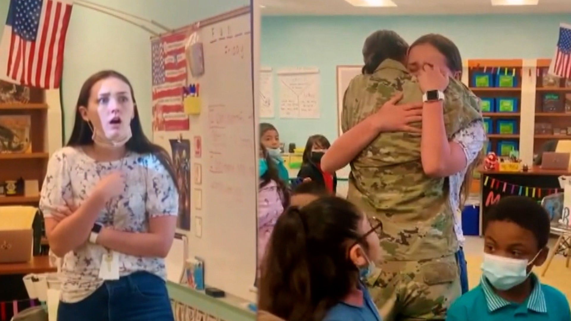 Military Mom Surprises Daughter At School After Returning From Iraq Deployment Inside Edition 2216
