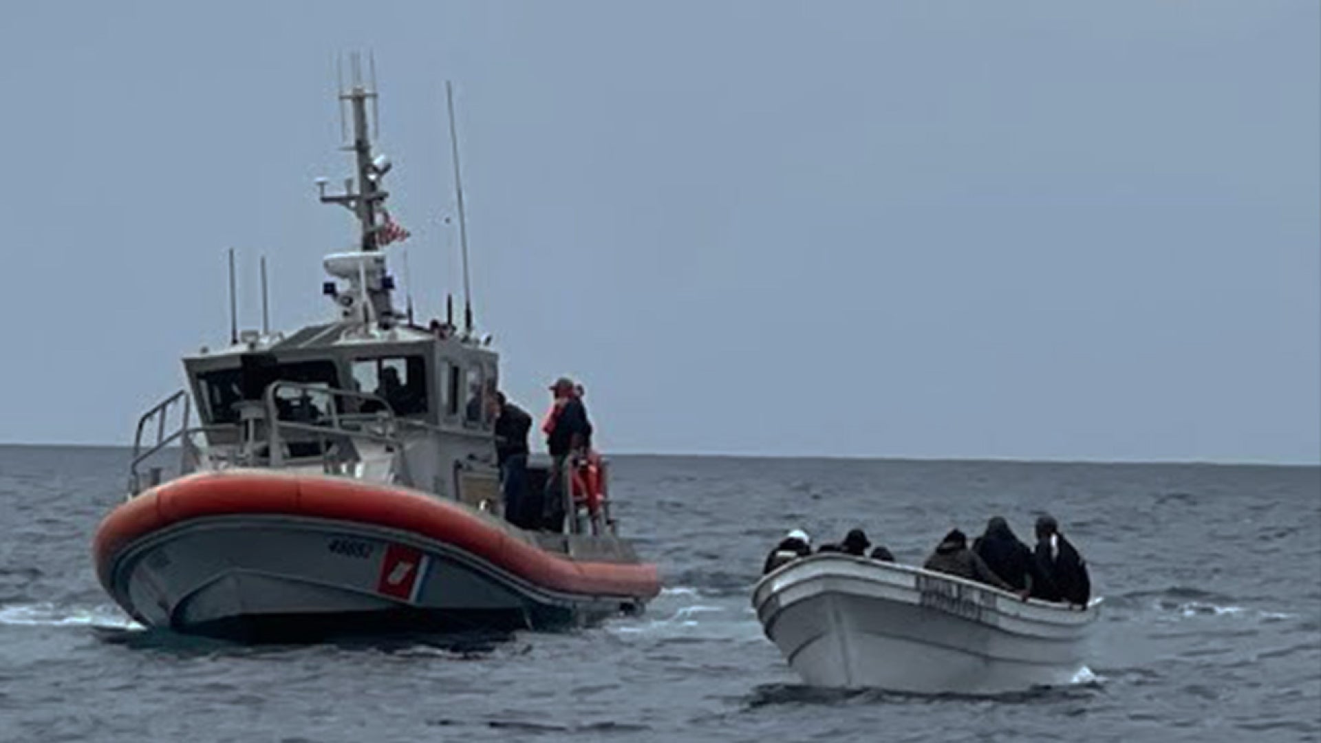 U.S. Coast Guard Rescues 19 Migrants From Boat In Distress | Inside Edition